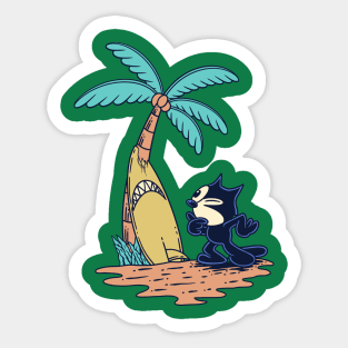 Felix surfboard tropical summer Sticker